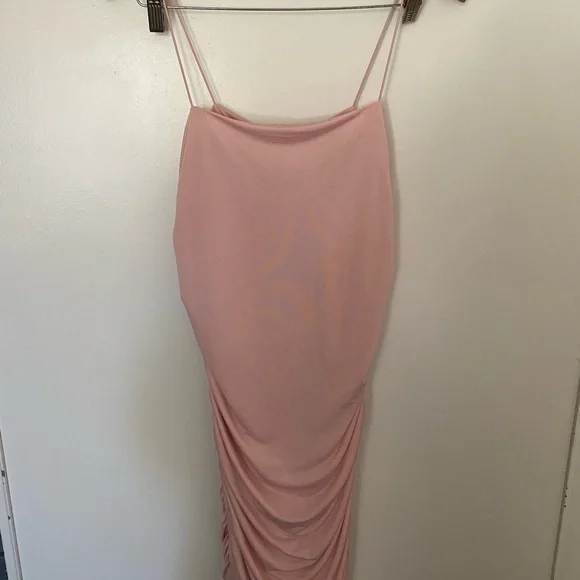 Love x Design Pink Body con Ruched Dress Love x Design Pink Body con Ruched Dress